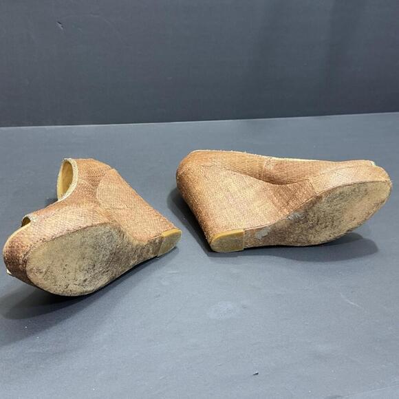 Tory Burch Preppy Quiet Luxury Casual Business Casual Cocktail Wedges 9M - Picture 11 of 15